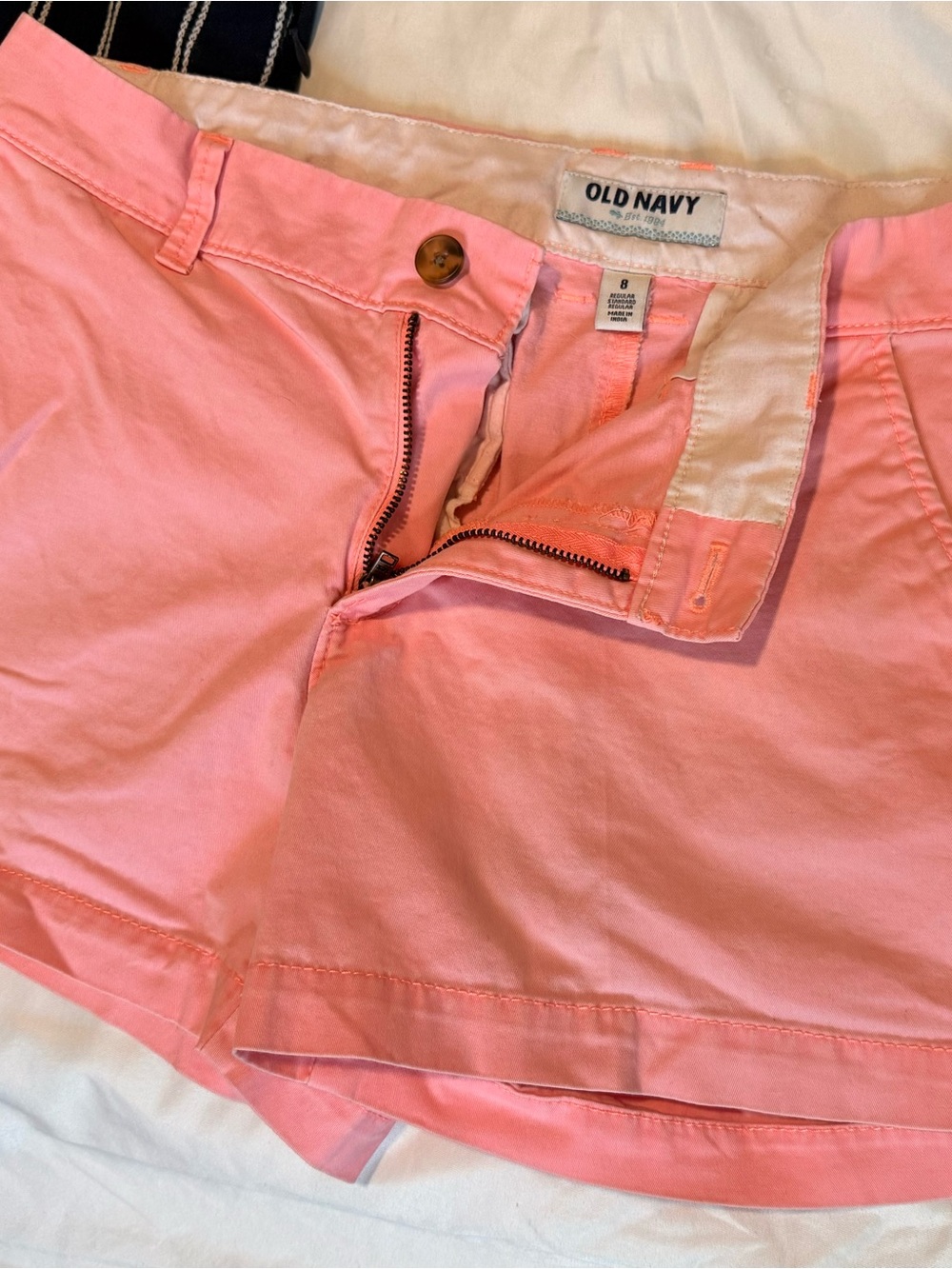 Old Navy Coral Pink Women's Cotton Bermuda Shorts